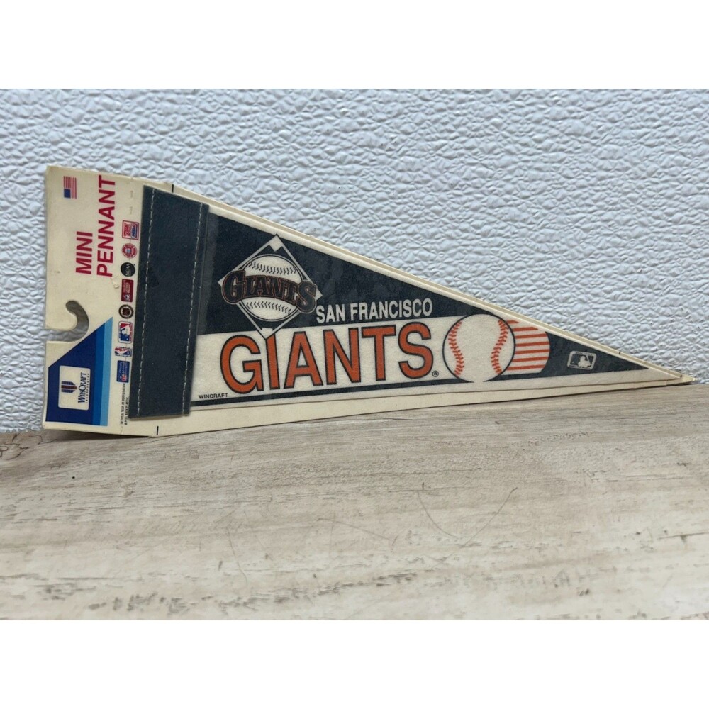 Vtg 1980s MLB San Francisco Giants Mini Penant By WinCraft NOS